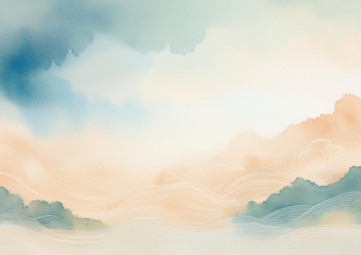 Ethereal Cloud Horizons Wall Mural in your room