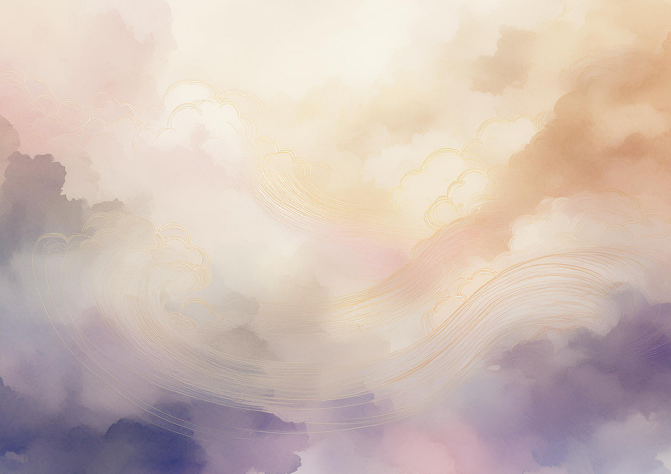Gentle Aura Skies Wall Mural
