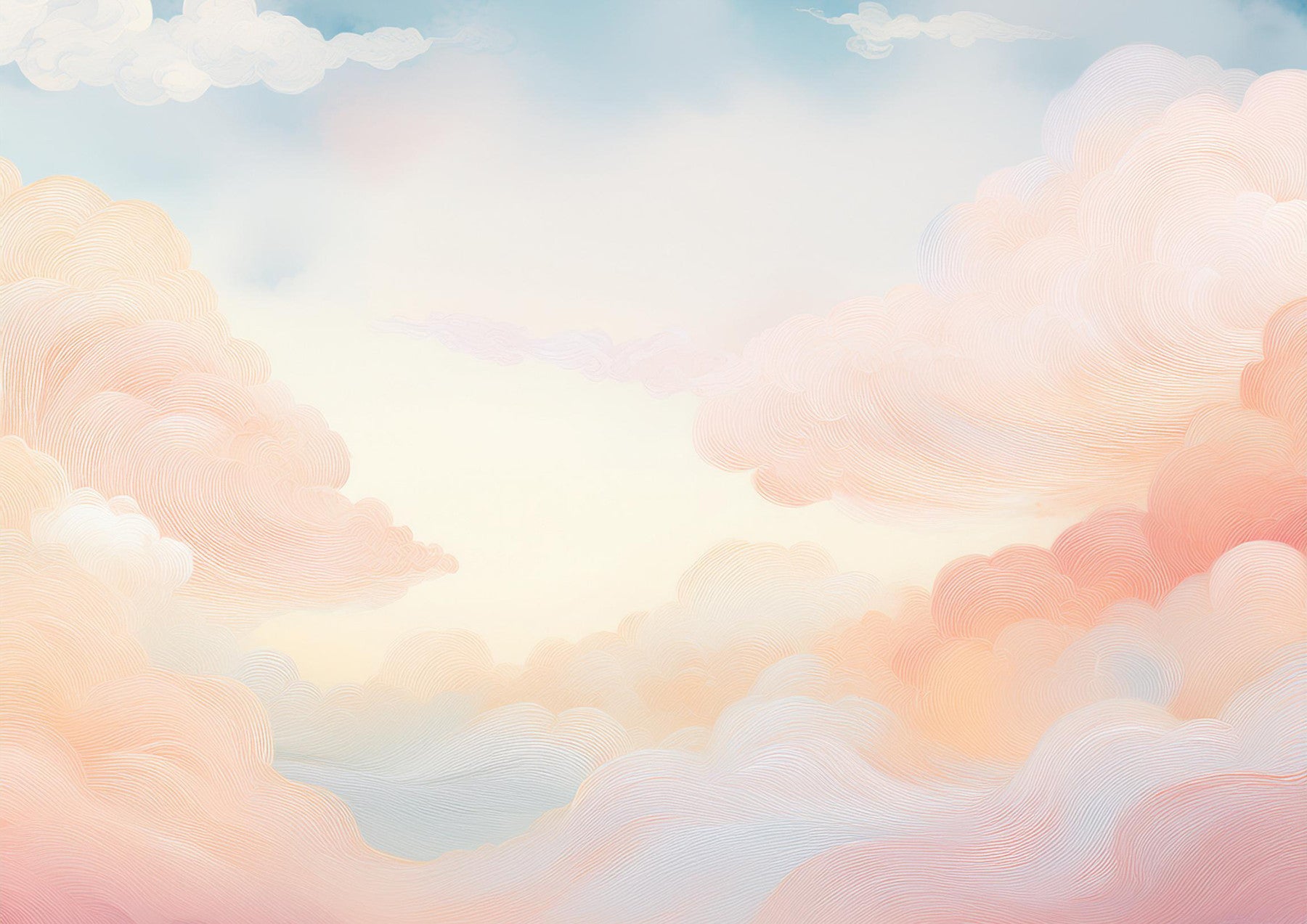 Soft Sky Serenity Wall Mural