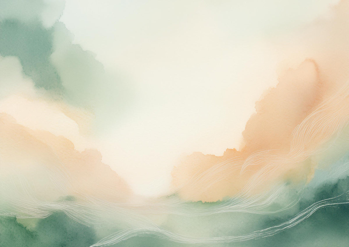 Soft Sky Dreamscape Wall Mural in your room — zoomed