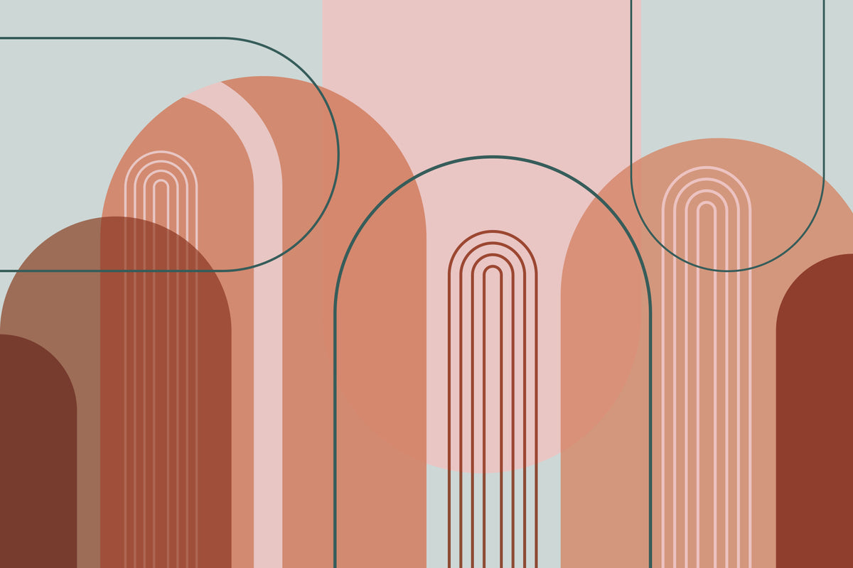 Modern Archways Wall Mural in your room