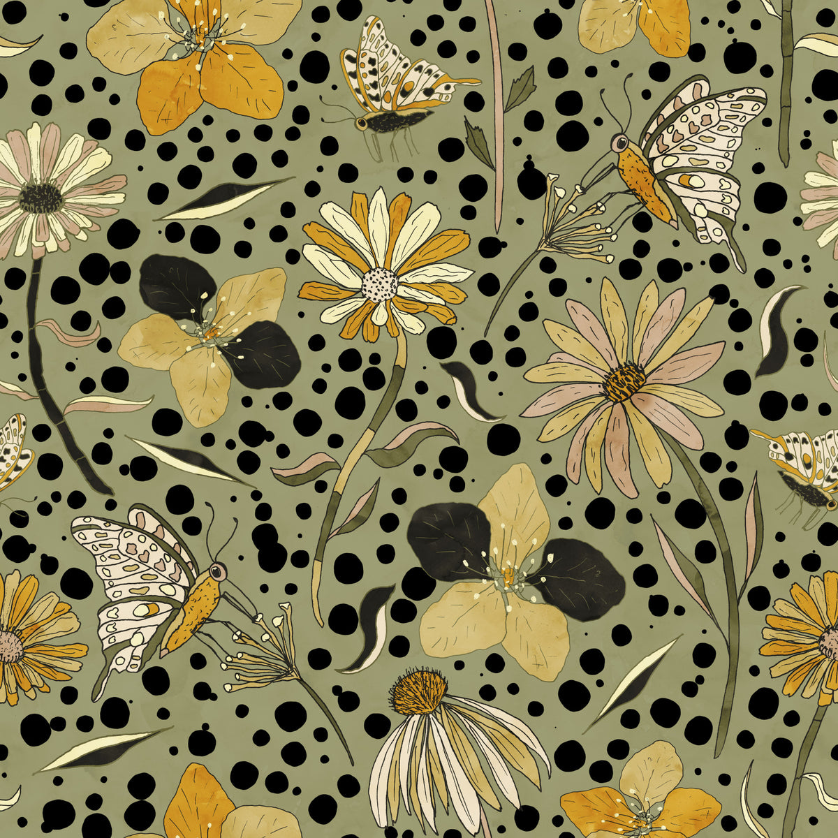 Secret Butterfly Garden Wallpaper⁠
