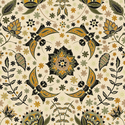 The Golden Moth Garden Wallpaper⁠