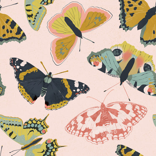 Butterflies in Bloom Wallpaper⁠