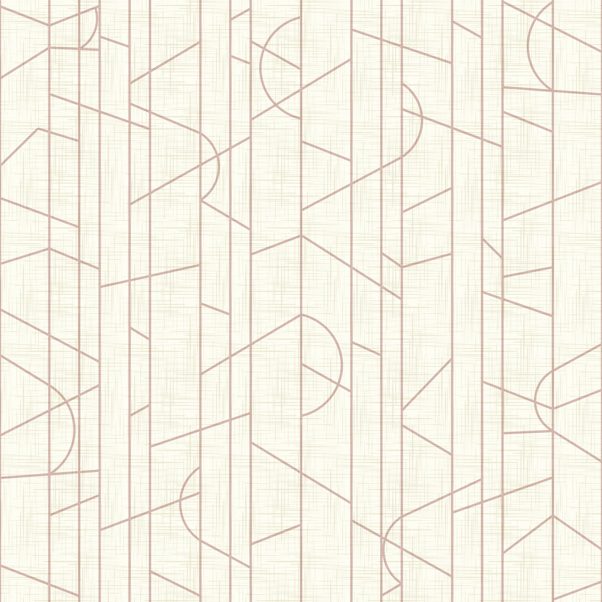 Elegant Lines Decor Bright Rosy Wallpaper⁠