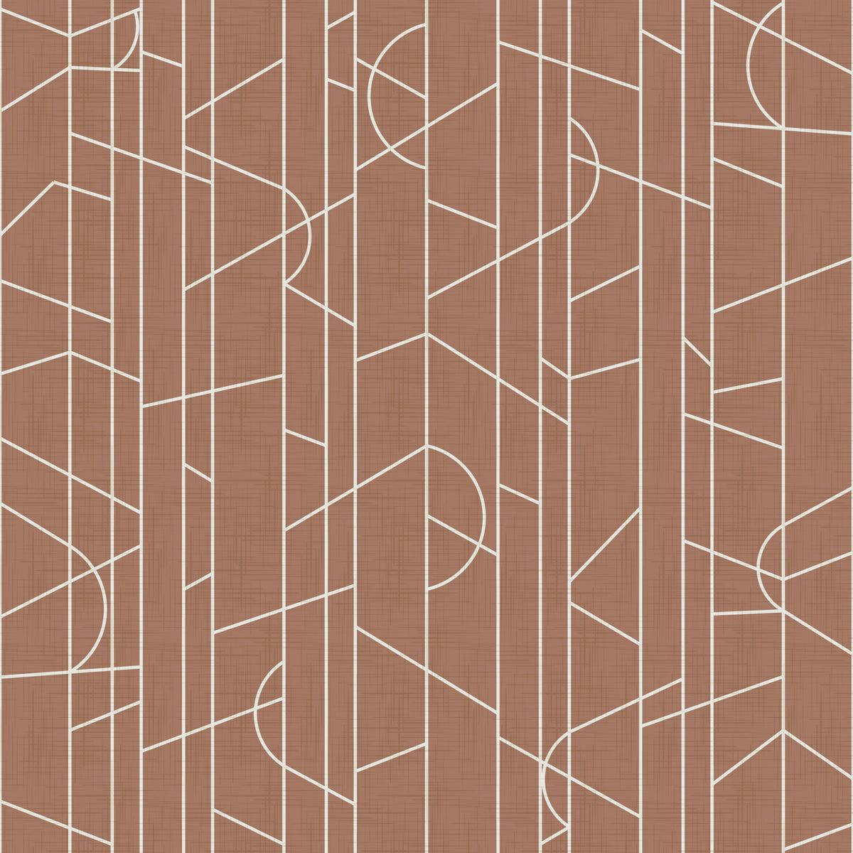Elegant Lines Decor Mocha Mousse Canvas Wallpaper⁠ in your room