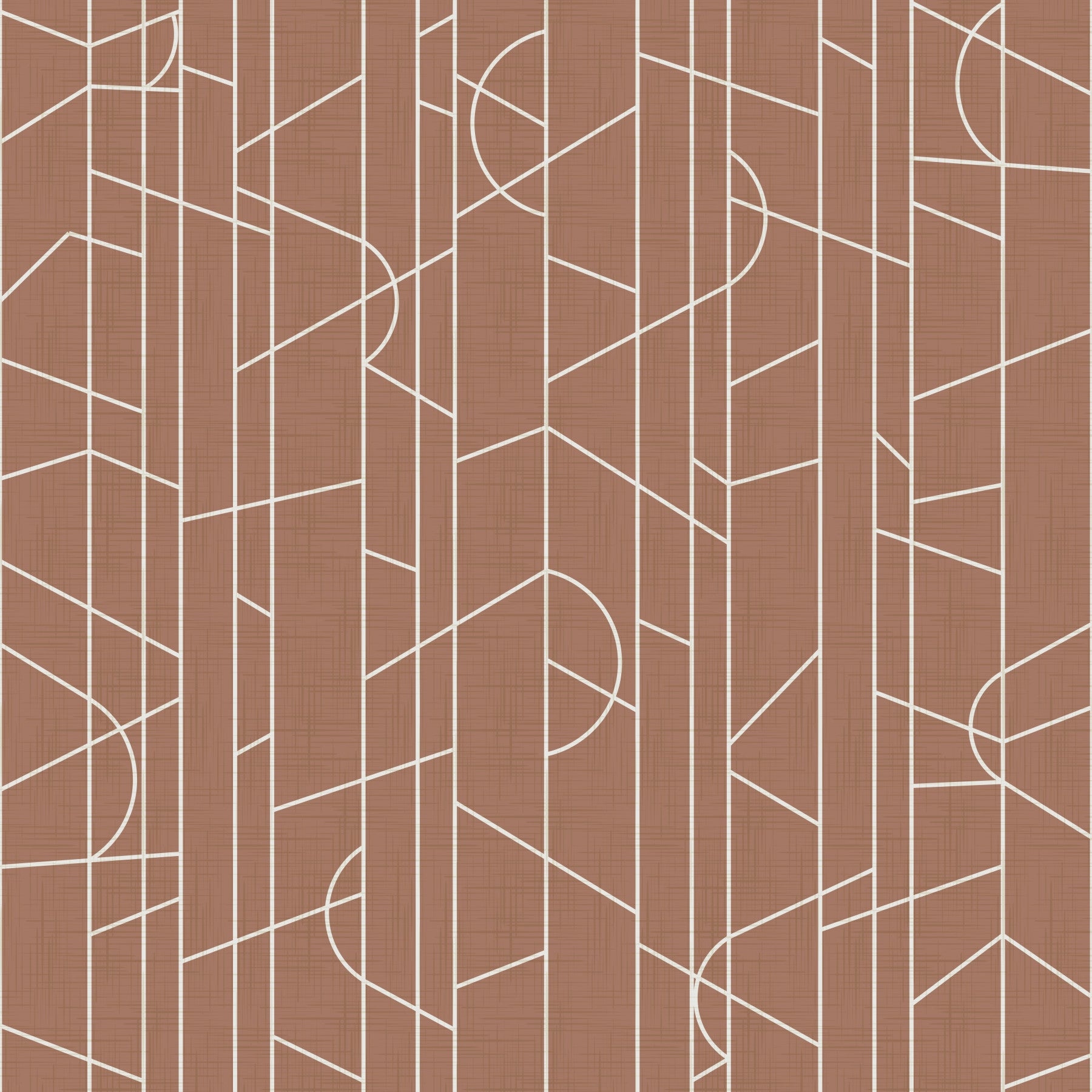 Elegant Lines Decor Mocha Mousse Canvas Wallpaper⁠