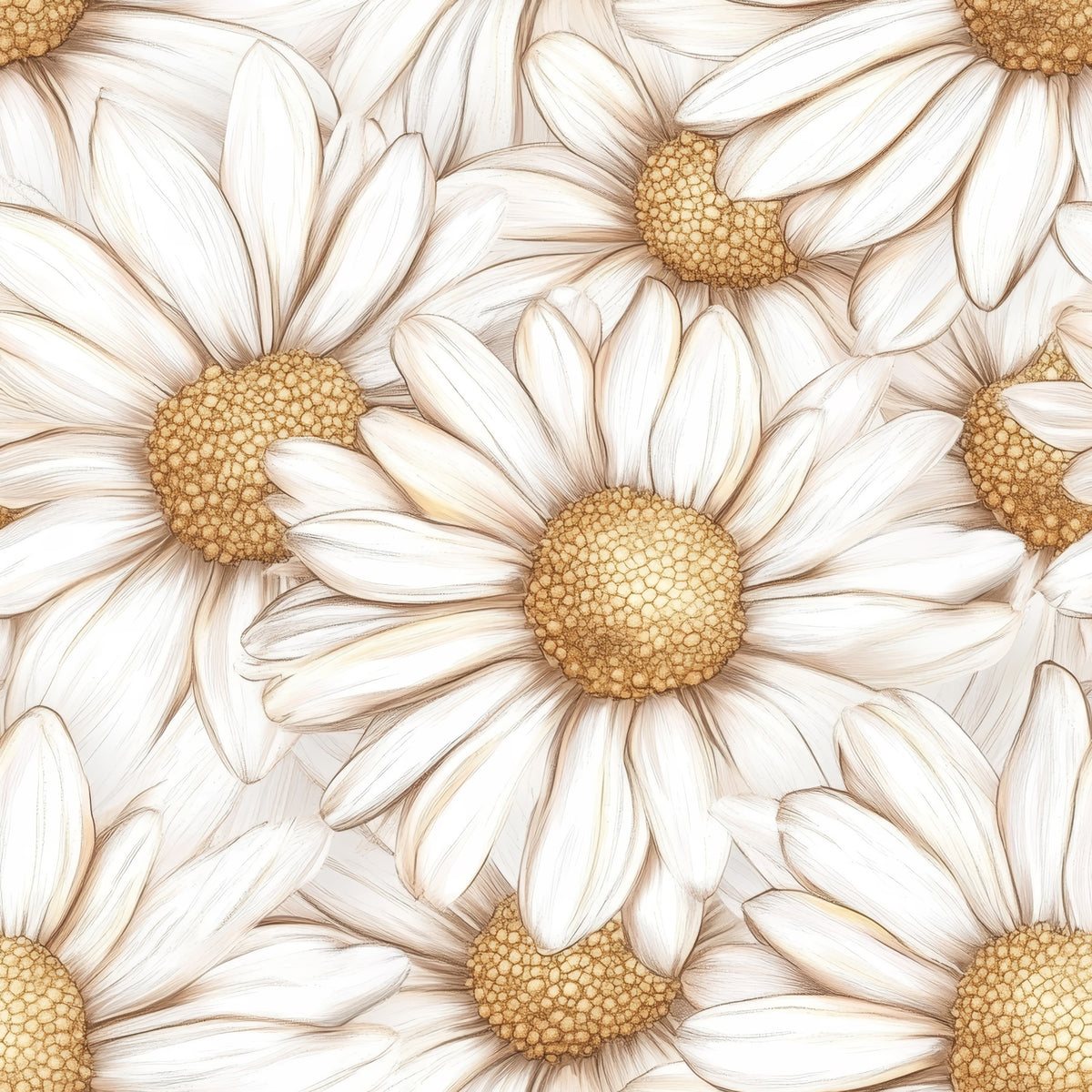 Golden daisy poetry Wallpaper⁠ in your room — zoomed