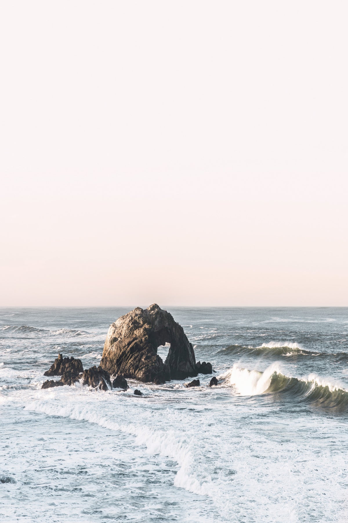 Coastal Heart Wall Mural in your room — zoomed