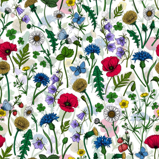 Summer Meadow Dreams Wallpaper⁠