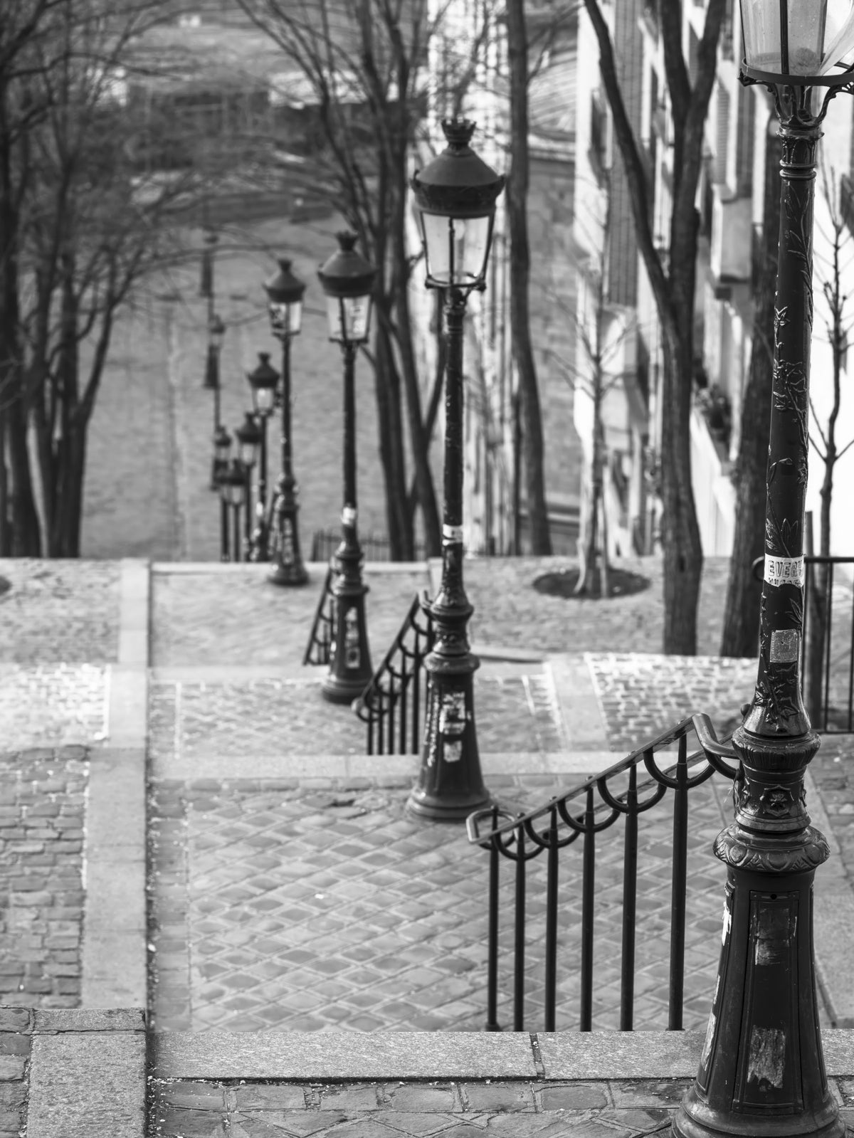 Montmartre Stairway Wall Mural in your room