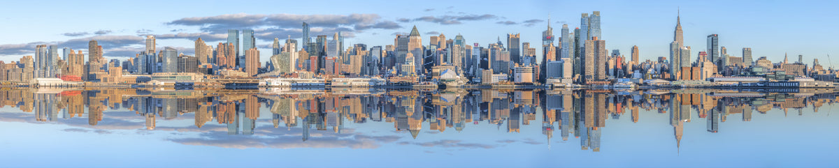 Manhattan Mirror Wall Mural in your room — zoomed