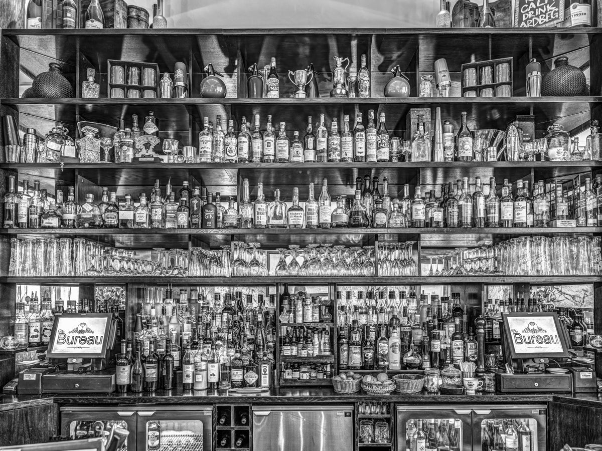 Old Bar Wall Mural in your room — zoomed