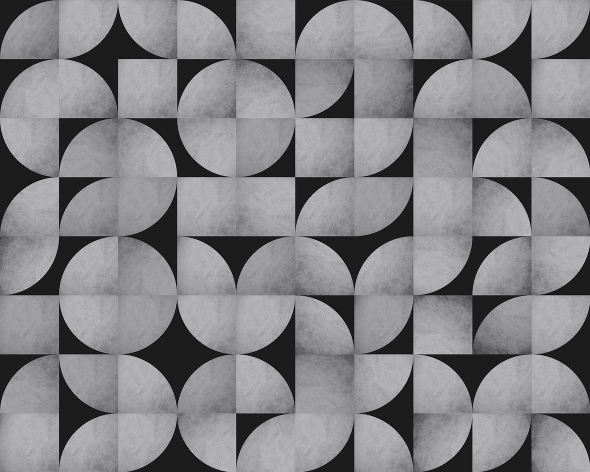 Mid-Century Concrete Mosaic Wall Mural in your room