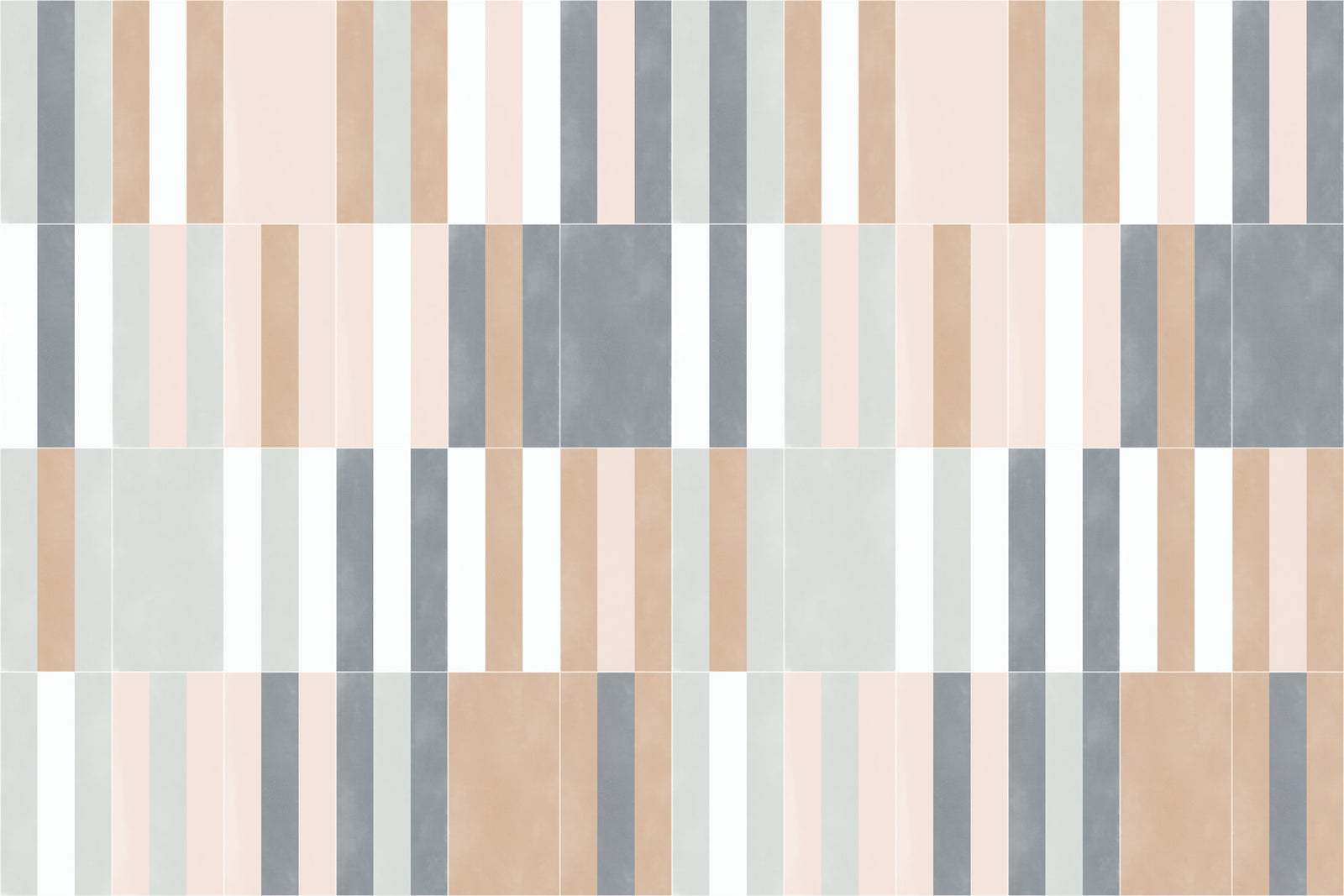 Muted Pastel Tiles Three Wall Mural in your room