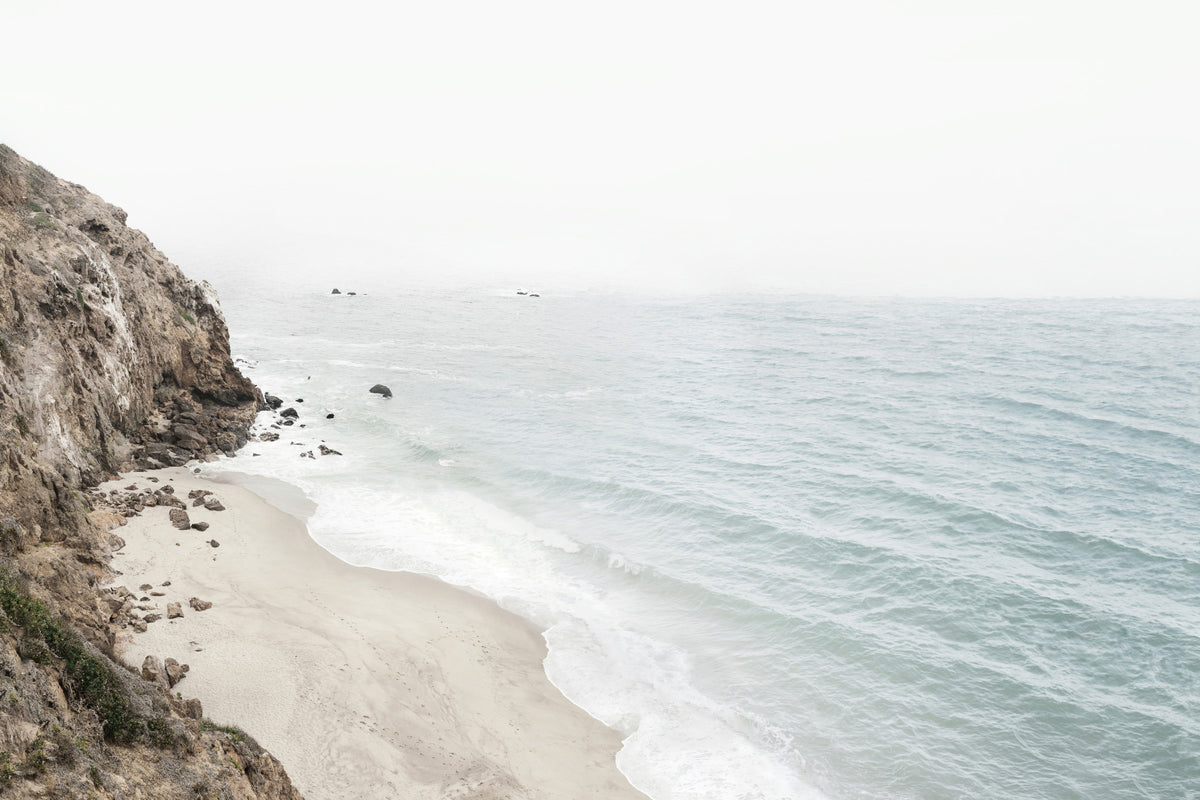 California Coast Wall Mural in your room — zoomed