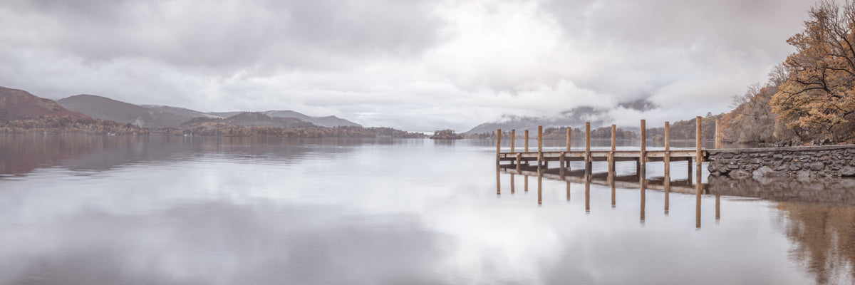 Pier on the Shores Wall Mural in your room — zoomed