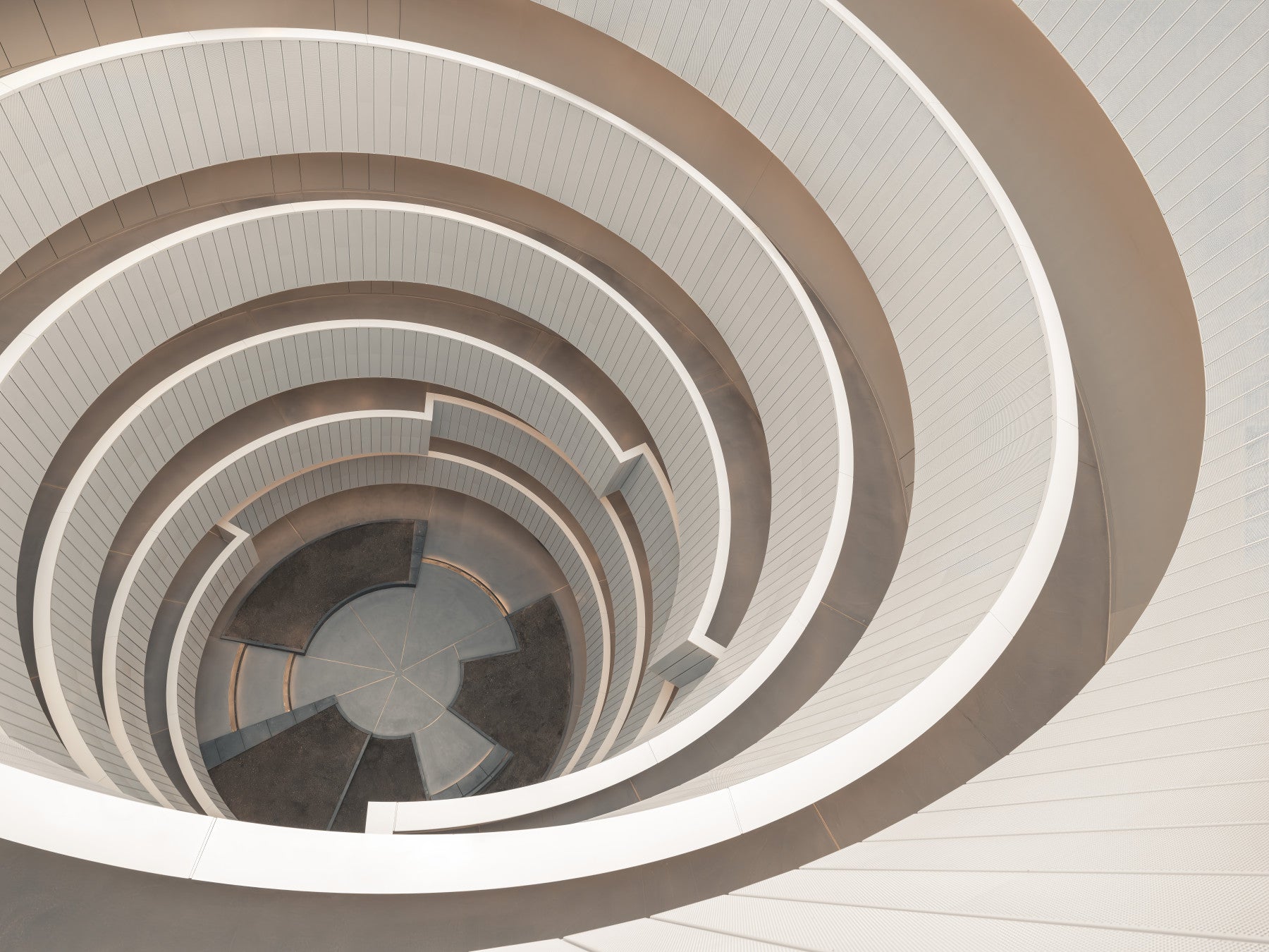 Winding Stairs Wall Mural in your room — zoomed