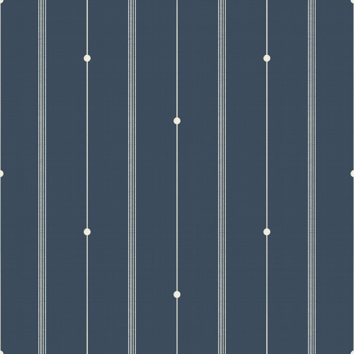 Refined Minimal Stripes Steel Blue Wallpaper⁠