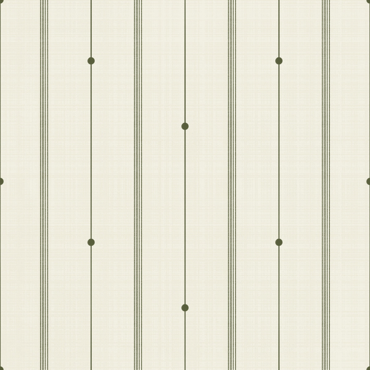 Refined Minimal Stripes Buttercream-Olive Wallpaper⁠ in your room