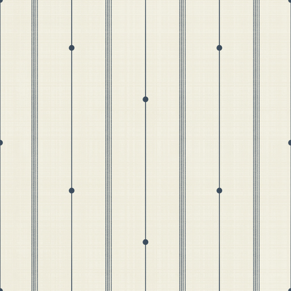 Refined Minimal Stripes Buttercream-Blue Wallpaper⁠ in your room