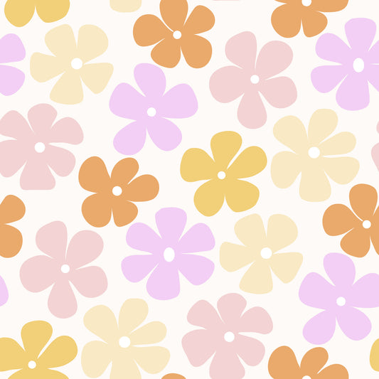 Pastel Paradise Blooms Wallpaper⁠