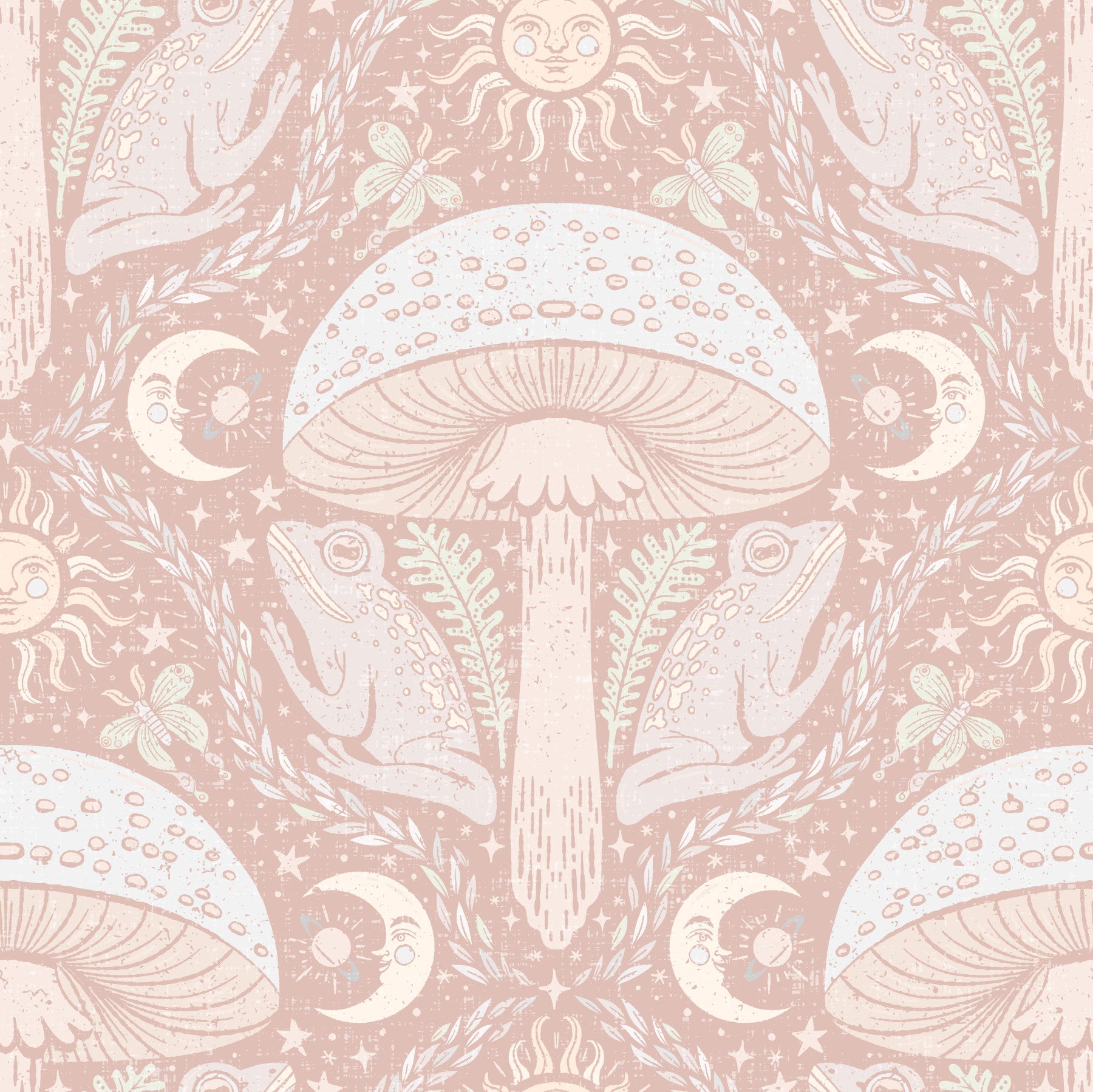 Whimsigothic Toadstools Ayara Pastel-01 Wallpaper⁠