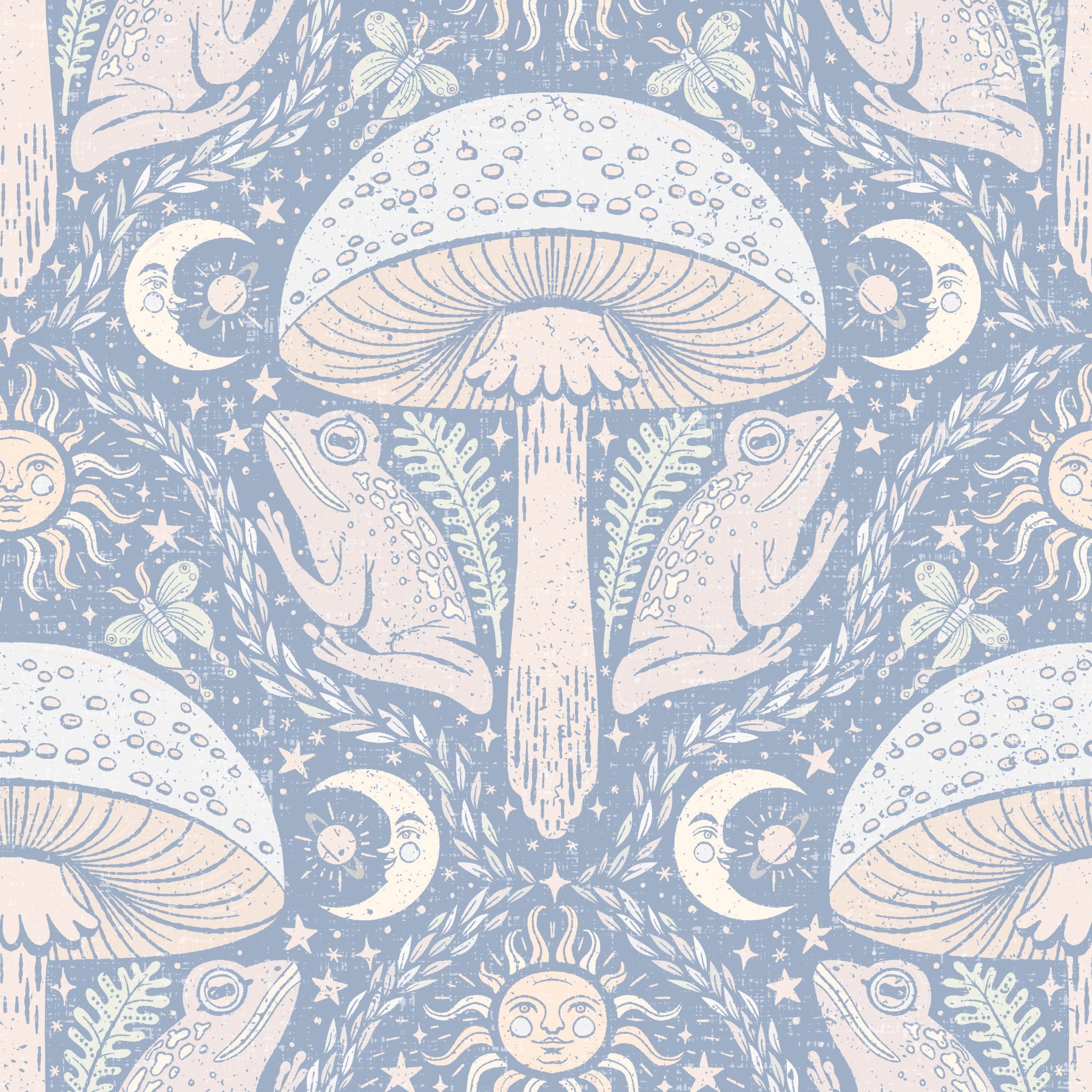 Whimsigothic Toadstools Ayara Pastel-02 Wallpaper⁠