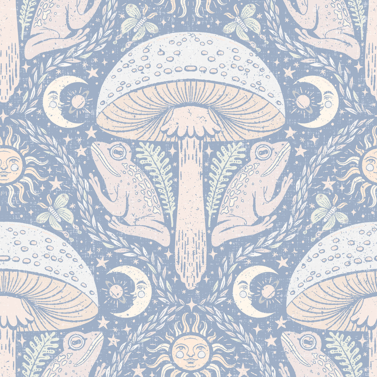 Whimsigothic Toadstools Ayara Pastel-02 Wallpaper⁠ in your room — zoomed