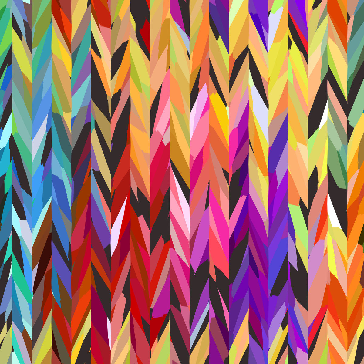 Burst of Color Wall Mural in your room