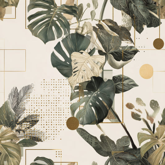 Botanical geometry Wallpaper⁠