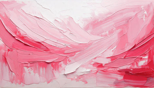 Pink Impression Wall Mural