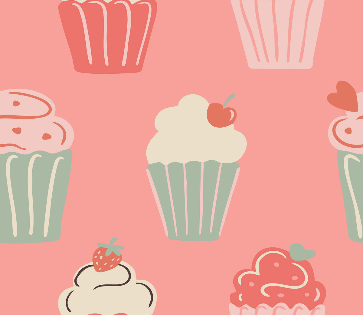Cupcake Carousel Wallpaper⁠ in your room