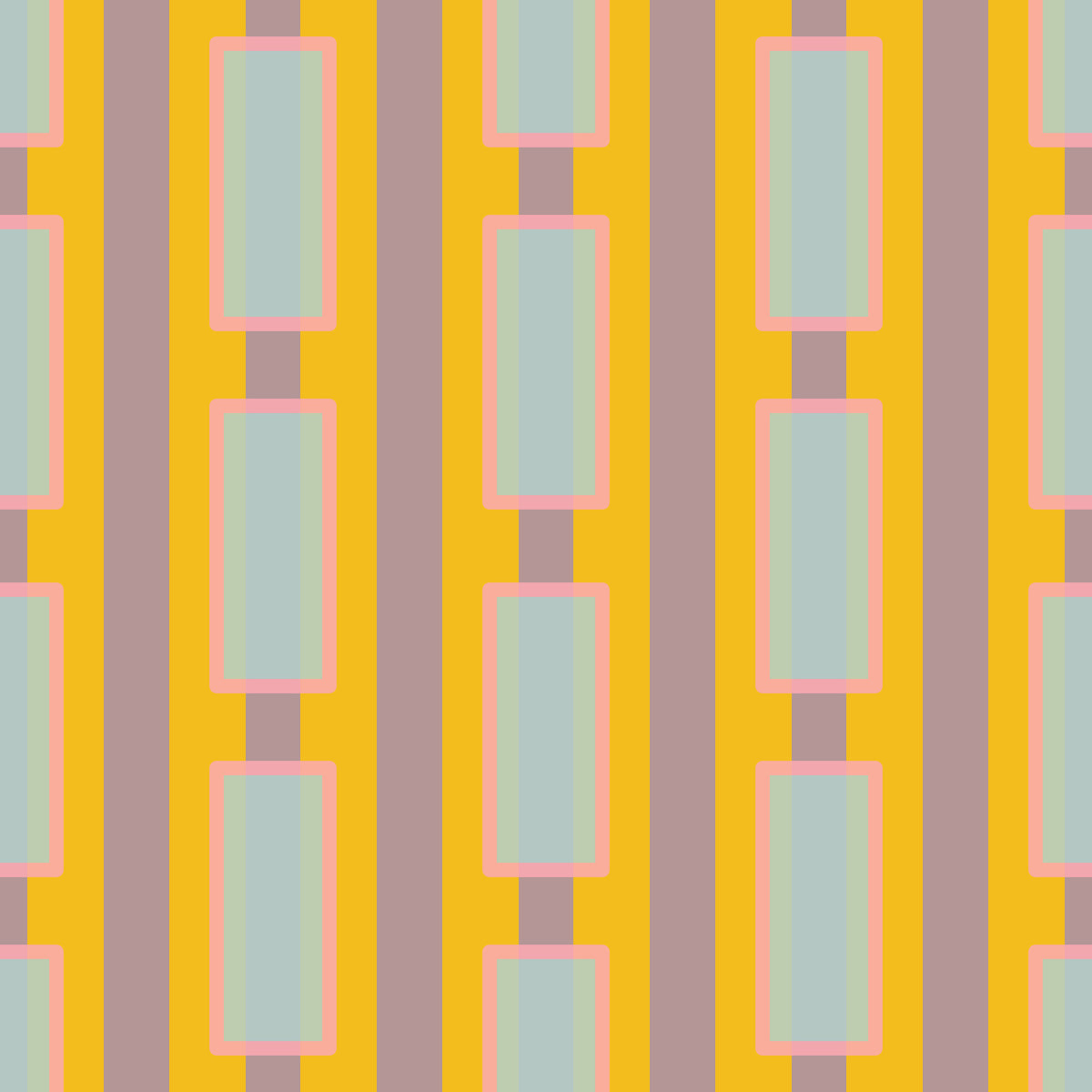Yellow Geometric Fun Wallpaper⁠ in your room — zoomed