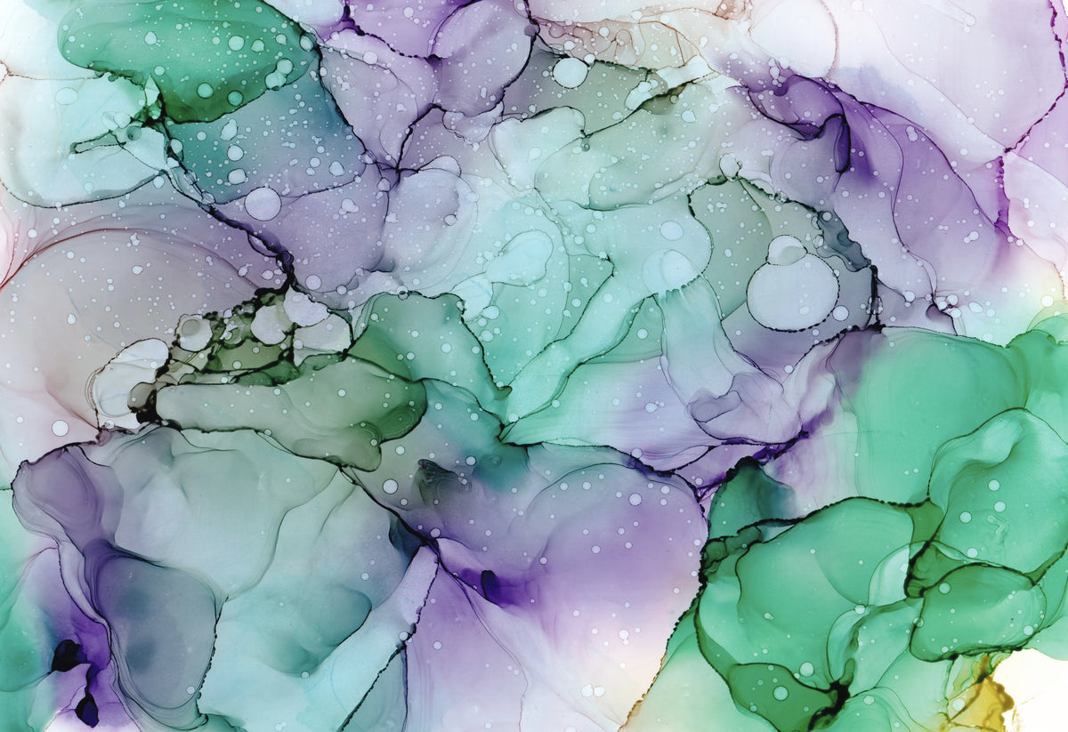 Amethyst Flow Wall Mural in your room