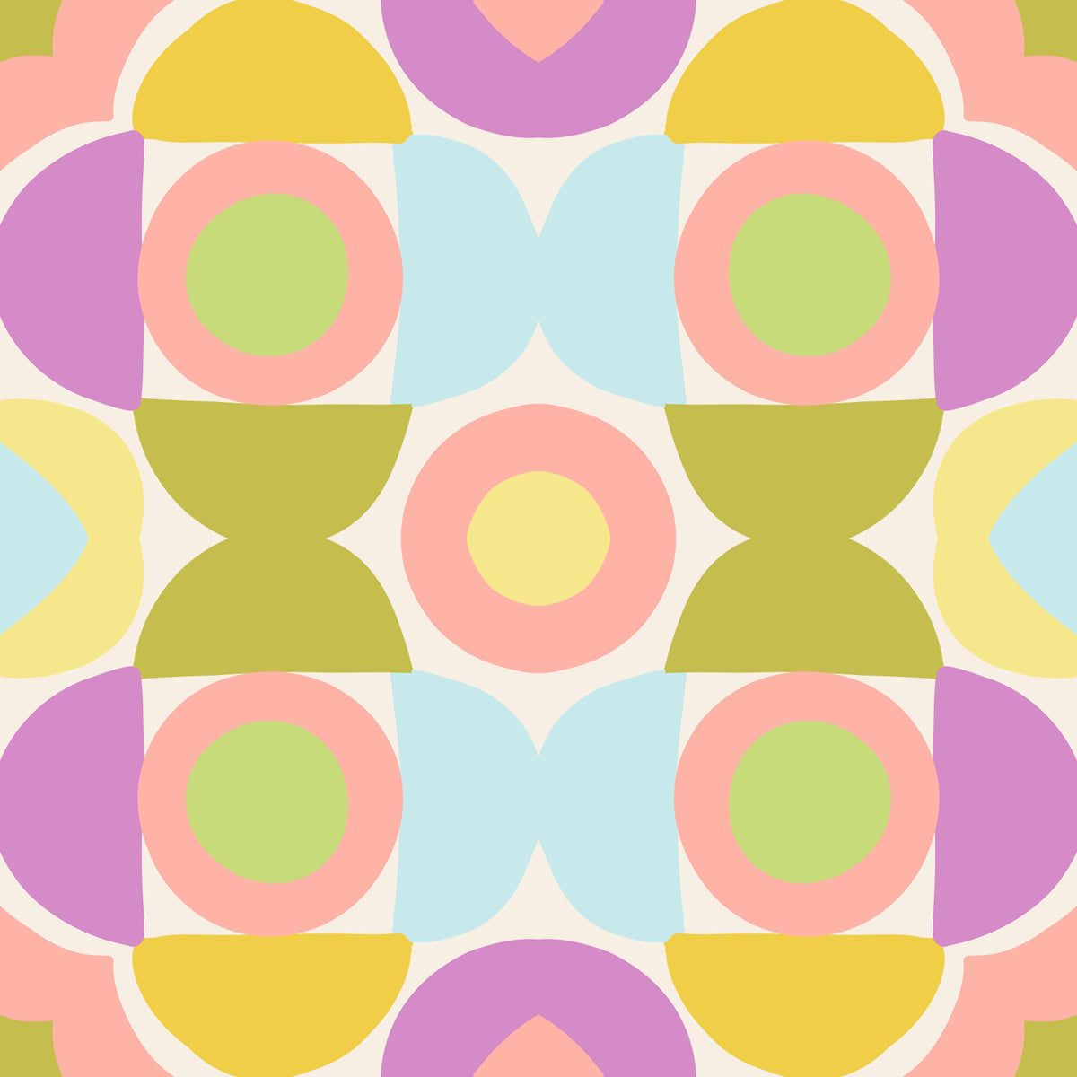 Kaleidoscope Kisses Wallpaper⁠ in your room — zoomed