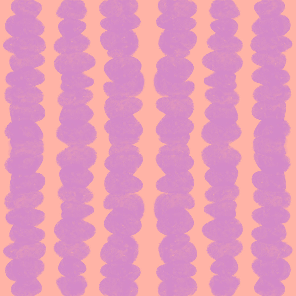 Vertical Dreams in Lilac and Peach Wallpaper⁠ in your room