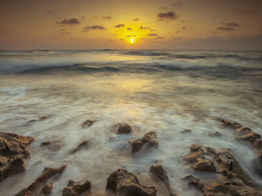 Palmachim Beach Sunset Wall Mural