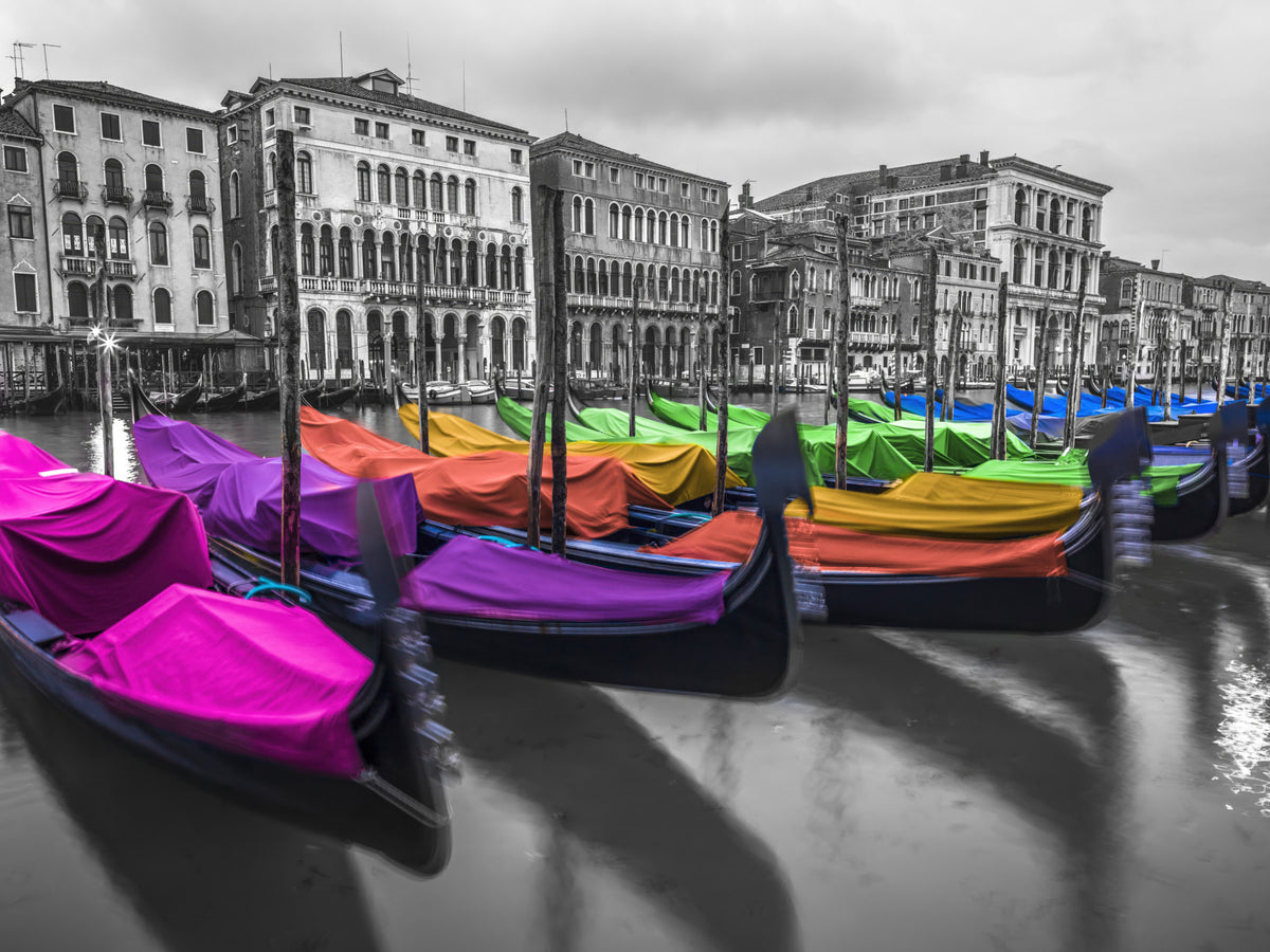 Multicolored Venice Wall Mural in your room