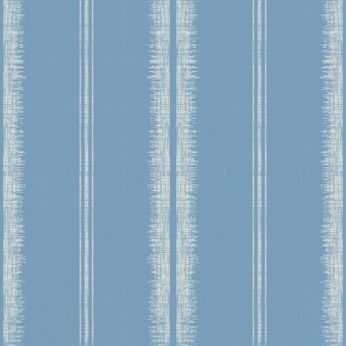 Provence Boho Stripes French Blue Wallpaper⁠ in your room — zoomed