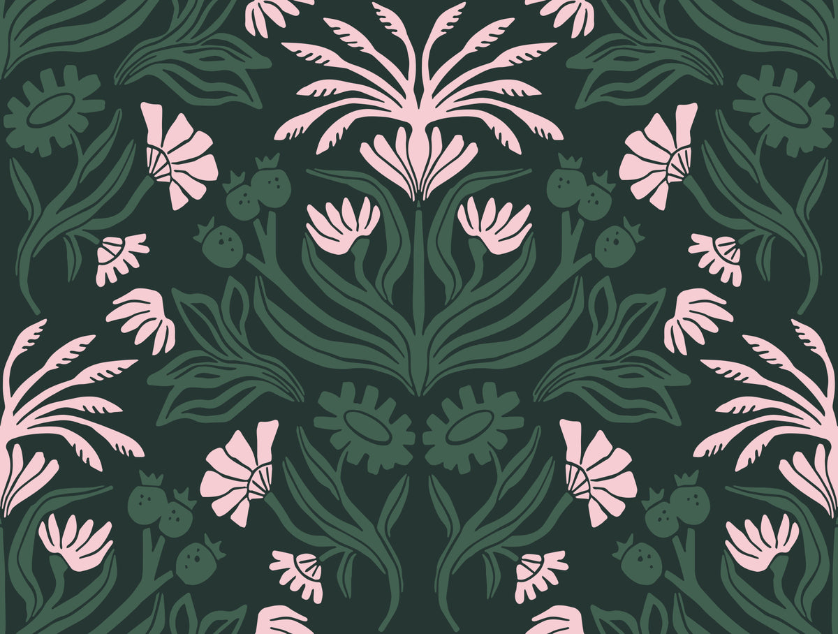 Enchanted Bloom Wallpaper⁠ in your room