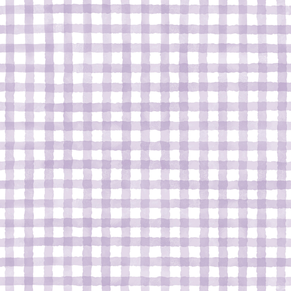 Rustic Violet Farmhouse Gingham Watercolor Checkered Neutral Wallpaper⁠ in your room — zoomed