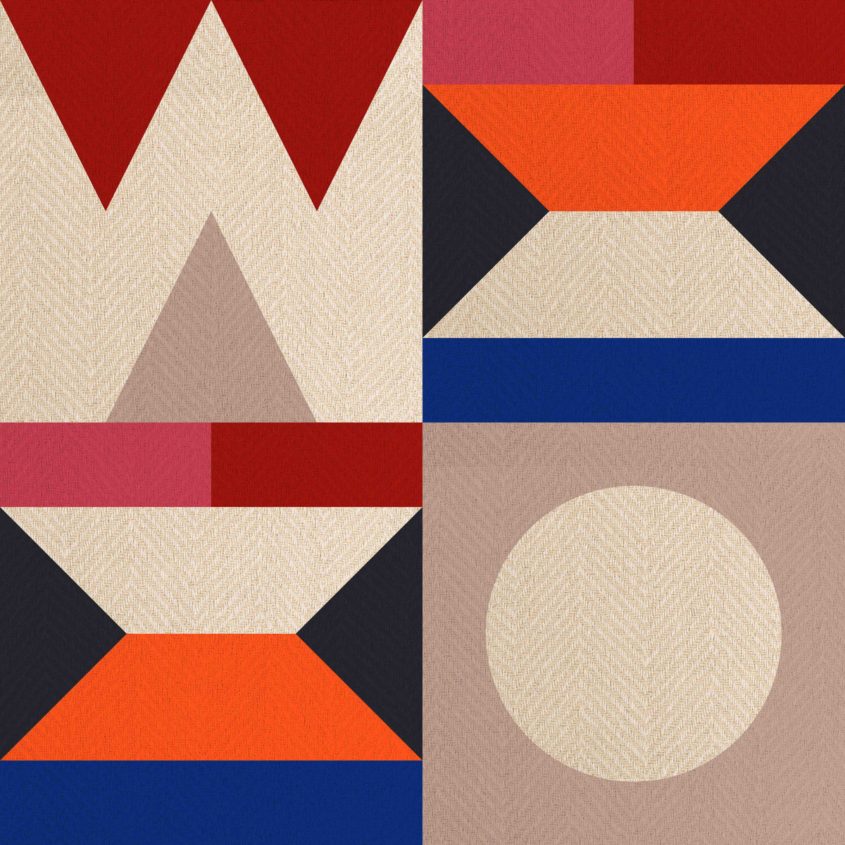 Textured Triangles Wallpaper⁠ in your room