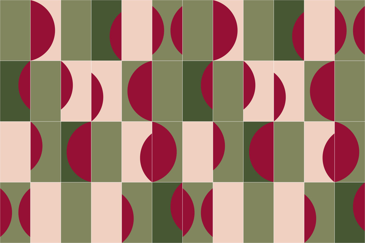 Garden Tiles 03 Wall Mural in your room — zoomed
