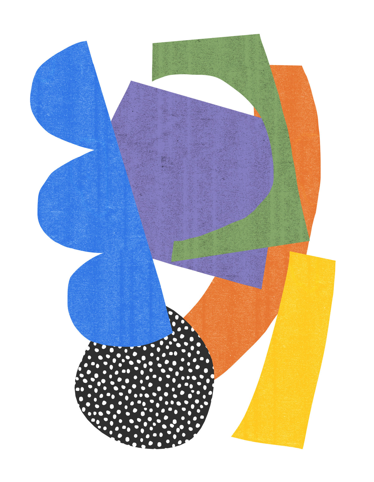 Fragmented Harmony Wall Mural in your room
