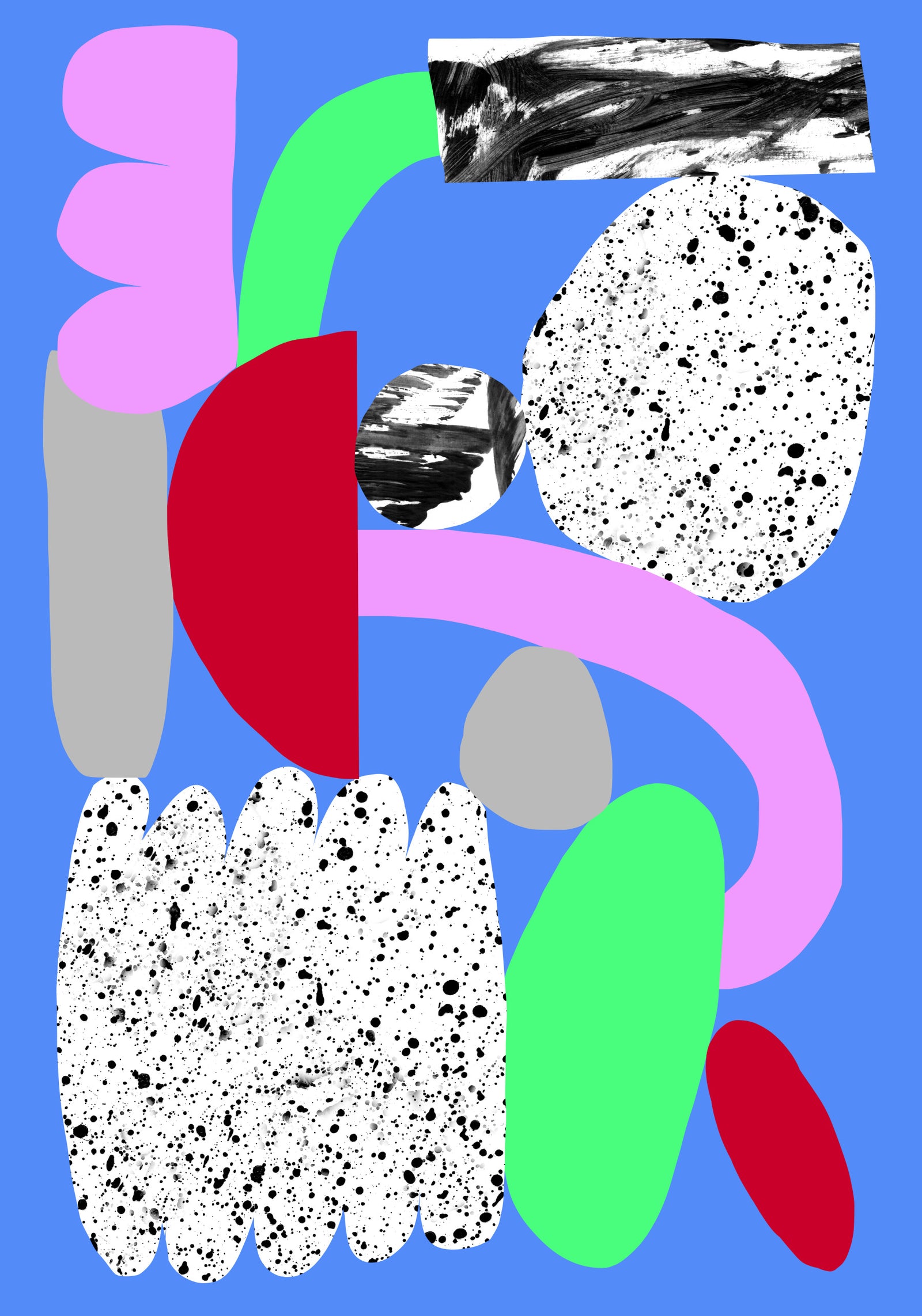 Flakes Wall Mural