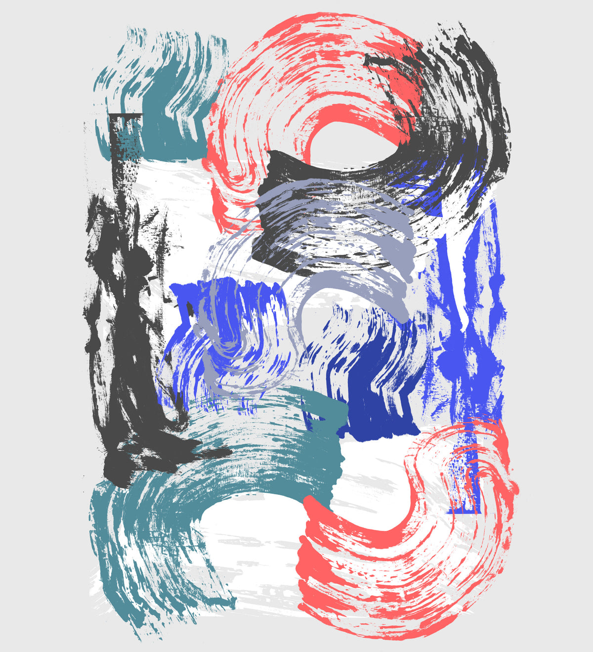 Brushes Wall Mural in your room — zoomed