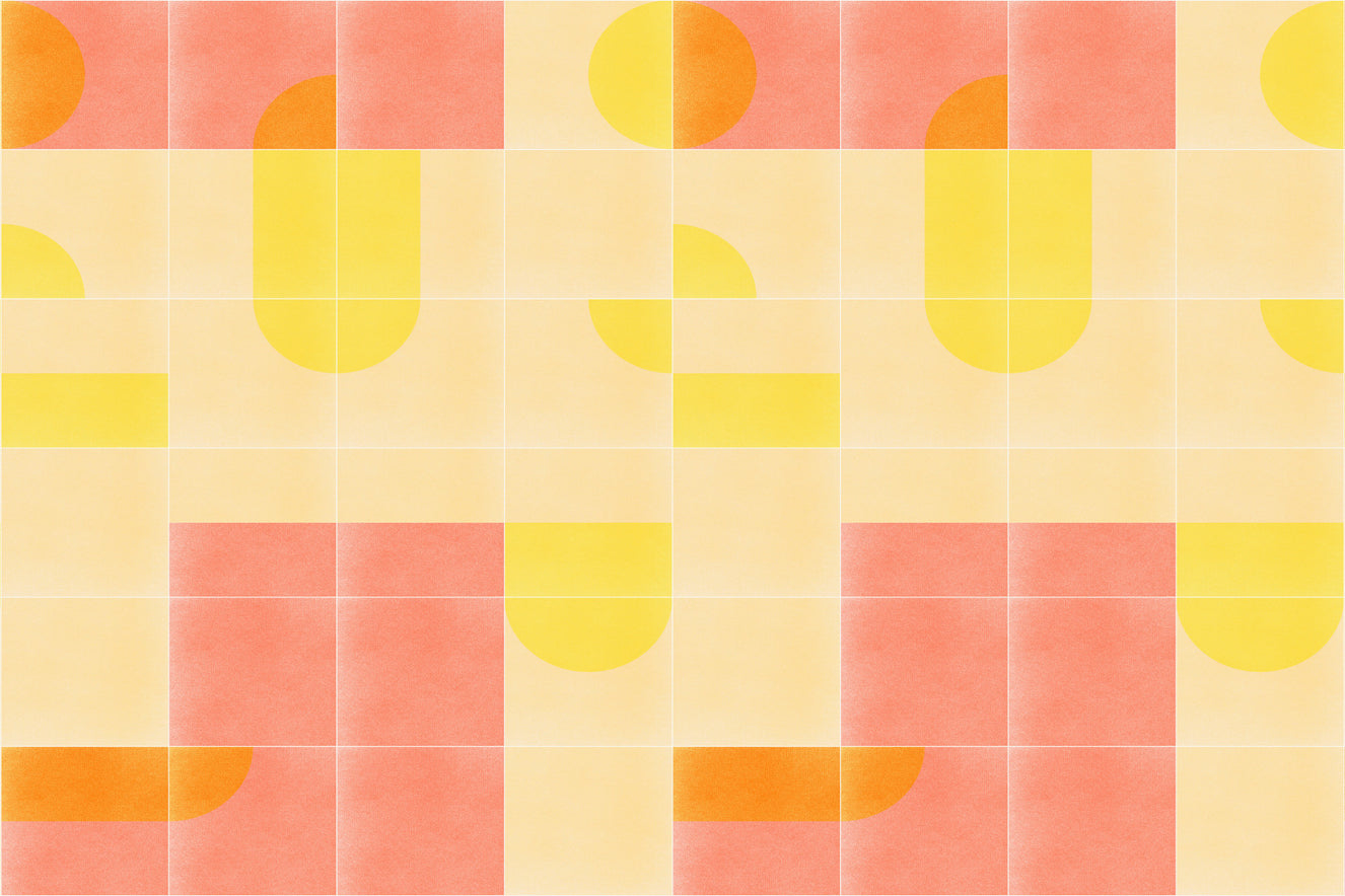 Retro Tiles 01 Wall Mural