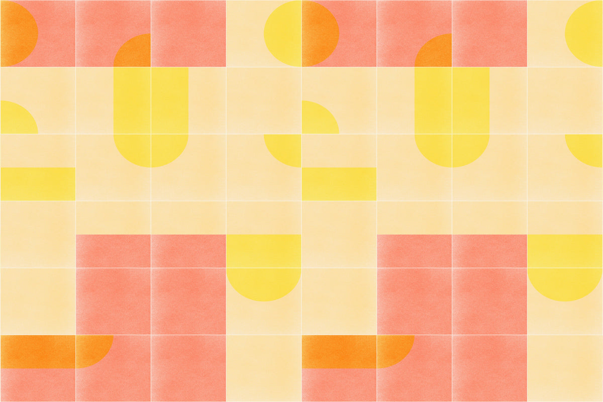Retro Tiles 01 Wall Mural