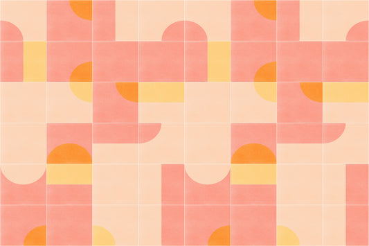Retro Tiles 02 Wall Mural